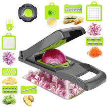 12-in-1 Multifunctional Vegetable Chopper and Slicer - Kitchen Mandoline with Container - My Store