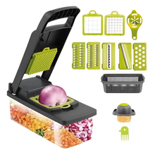 12-in-1 Multifunctional Vegetable Chopper and Slicer - Kitchen Mandoline with Container - My Store