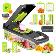 12-in-1 Multifunctional Vegetable Chopper and Slicer - Kitchen Mandoline with Container - My Store