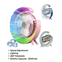 Light Charging Fan Desktop Silent Mini Electric Fan Portable Fan USB - My Store