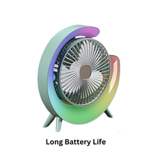 Light Charging Fan Desktop Silent Mini Electric Fan Portable Fan USB - My Store