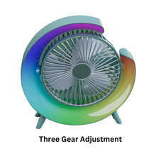 Light Charging Fan Desktop Silent Mini Electric Fan Portable Fan USB - My Store