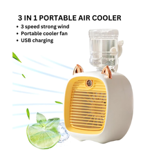 Fan - 3-in-1 Portable Air Cooler, Humidifier, and Fan with Water Tank - My Store