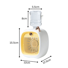 Fan - 3-in-1 Portable Air Cooler, Humidifier, and Fan with Water Tank - My Store