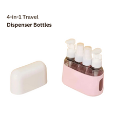4-in-1 Travel Dispenser Bottles - Leak-Proof, Refillable, Portable - My Store