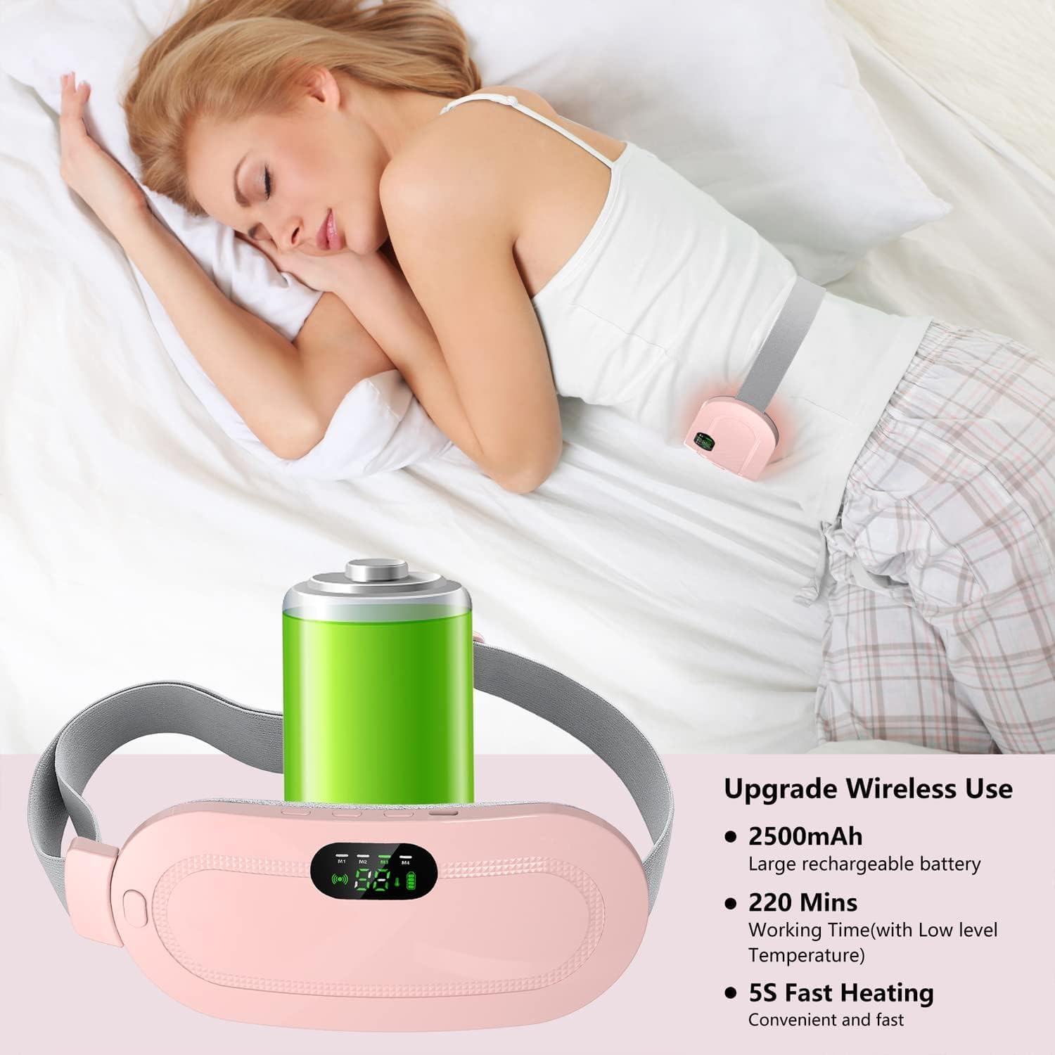 Rechargeable heating pad for menstrual relief - My Store