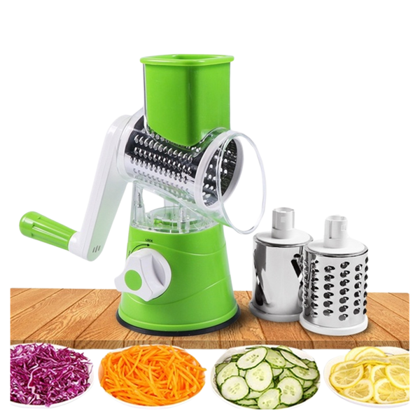 Multifunctional Manual Vegetable Cutter Slicer Machine Rotary Potato Carrot Slicer Grater Kitchen Gadget Cooking Tool - My Store